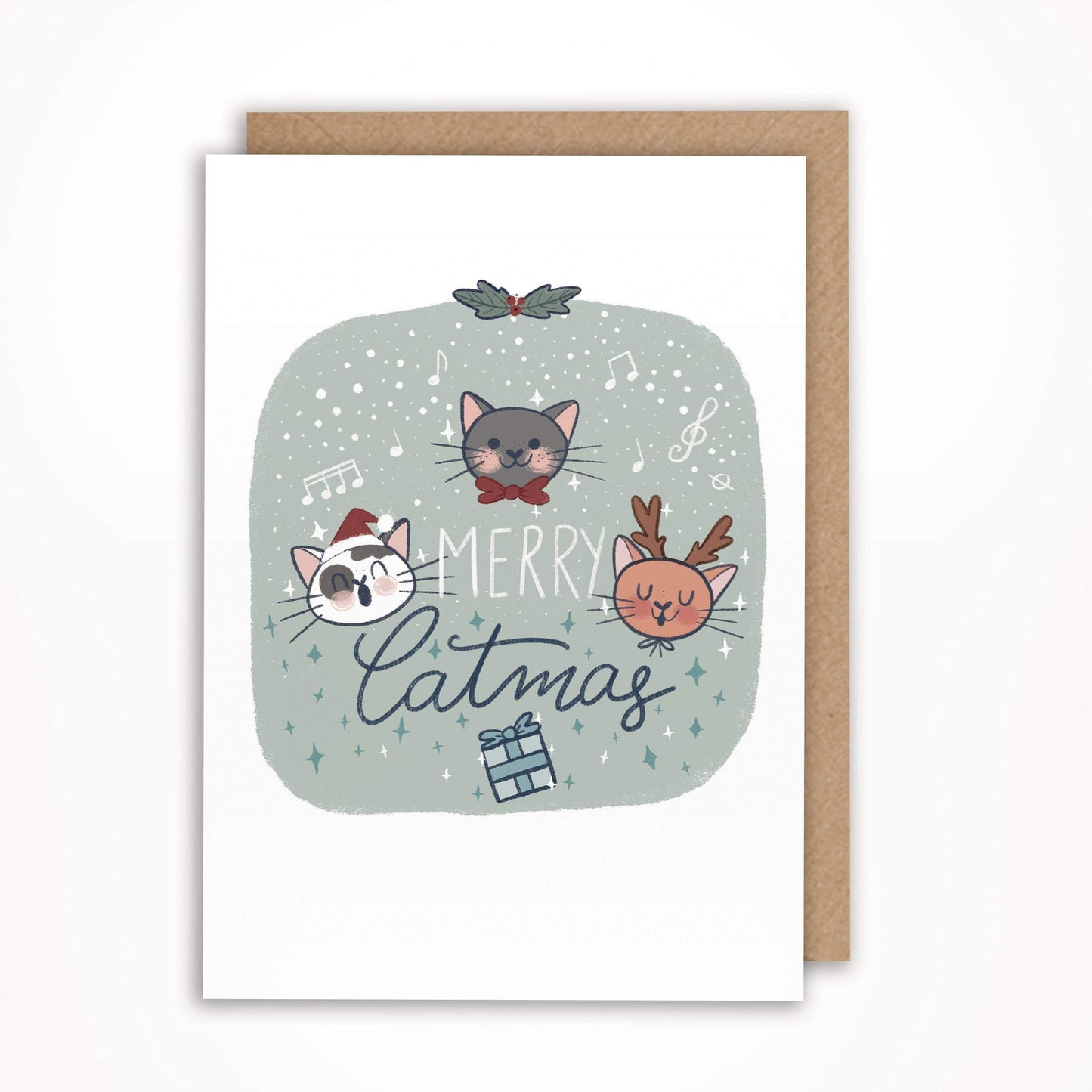 funny cat cards merry catmas