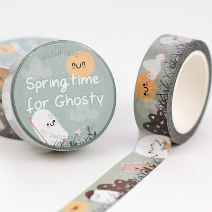 kawaii ghost washi tape