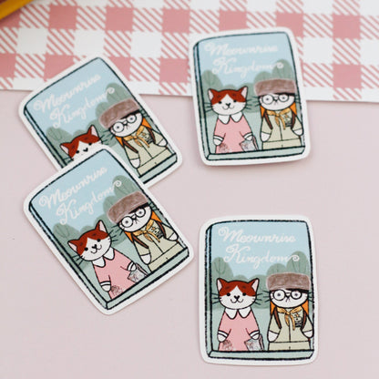 moonrise kingdom cat version stickers