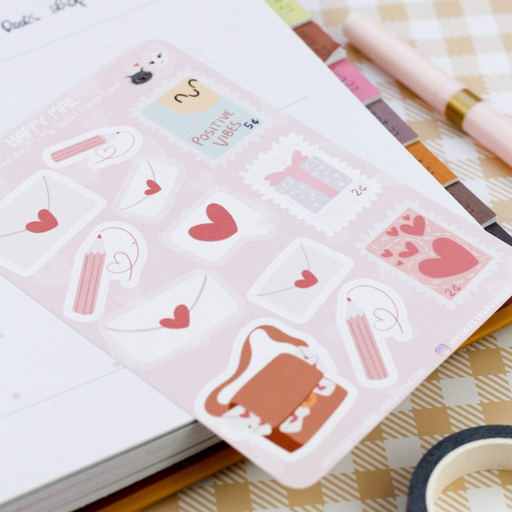 snail mail stickers