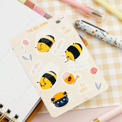 bee gang planner stickers