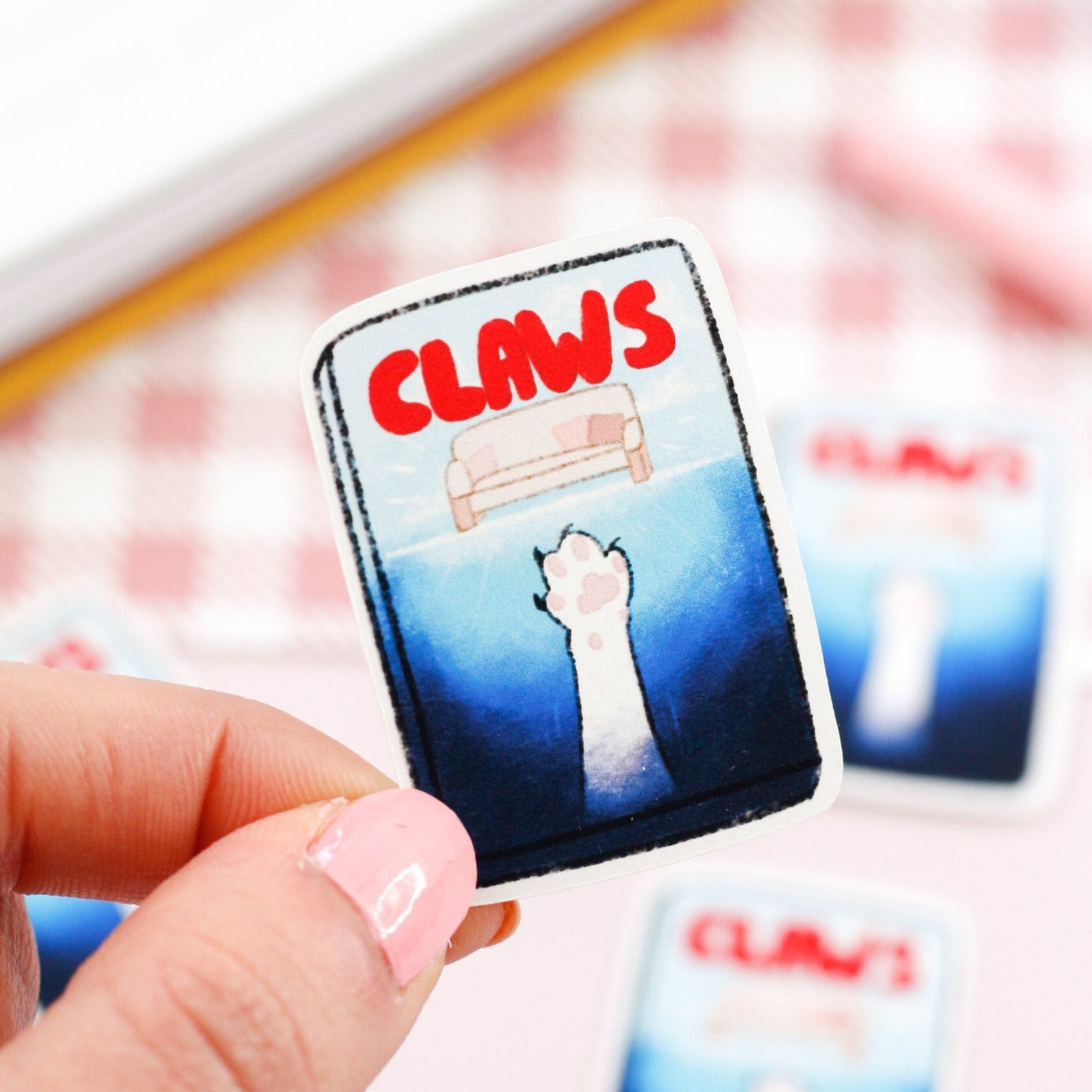 claws cat movie stickers