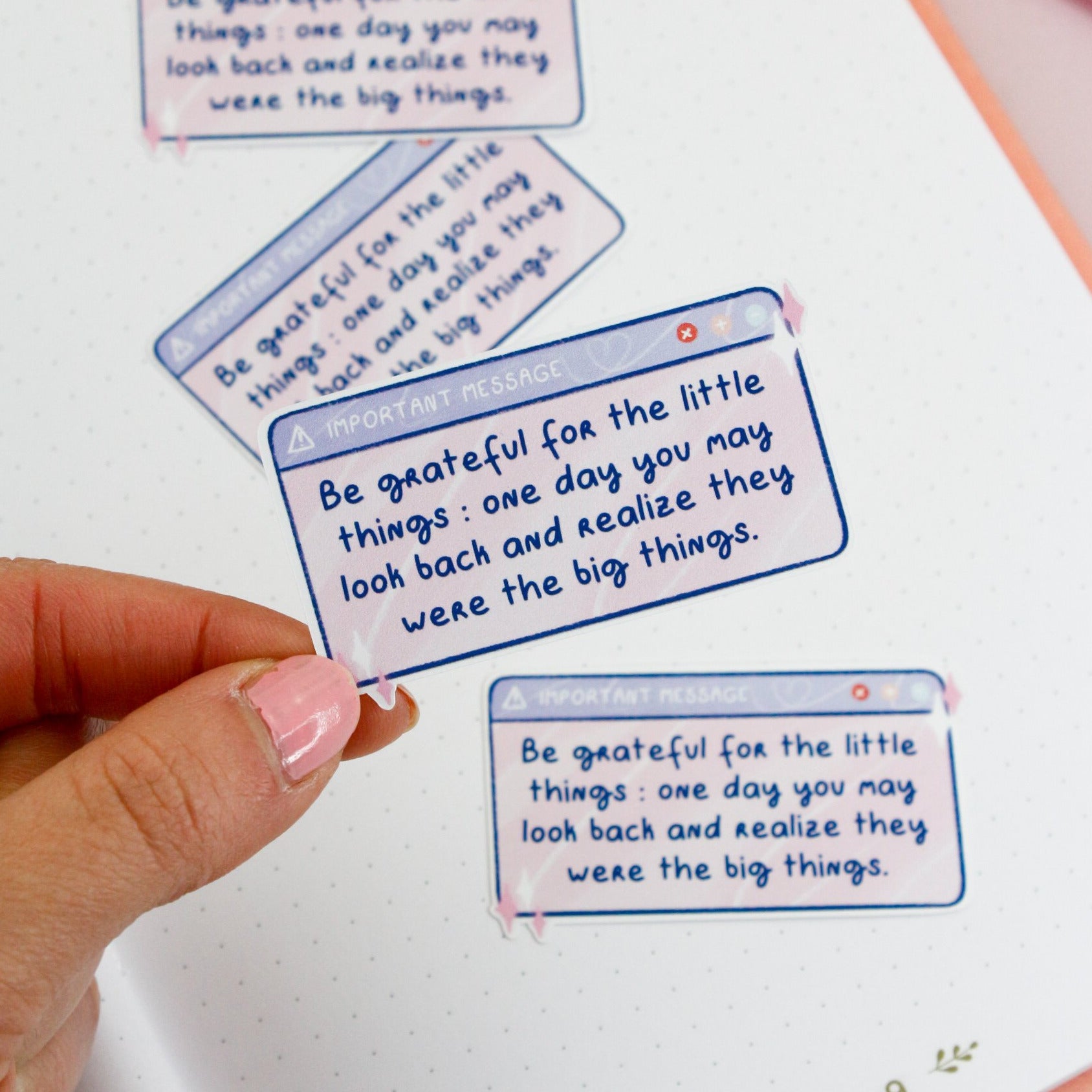 Gratitude stickers - Motivational stickers - Positive affirmation stic – My  Sweet Paper Card