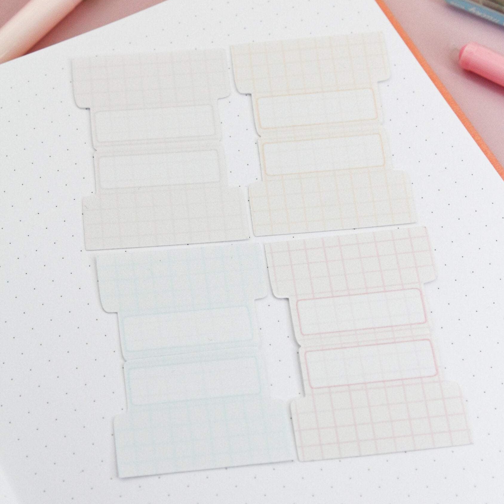 Sticky Notes, Cute Sticky Tabs, Memo Pad, Office and School Supplies,  Pastel Journal Index Tabs, Sticky Index Tabs, Book Tabs, Planner Tabs 