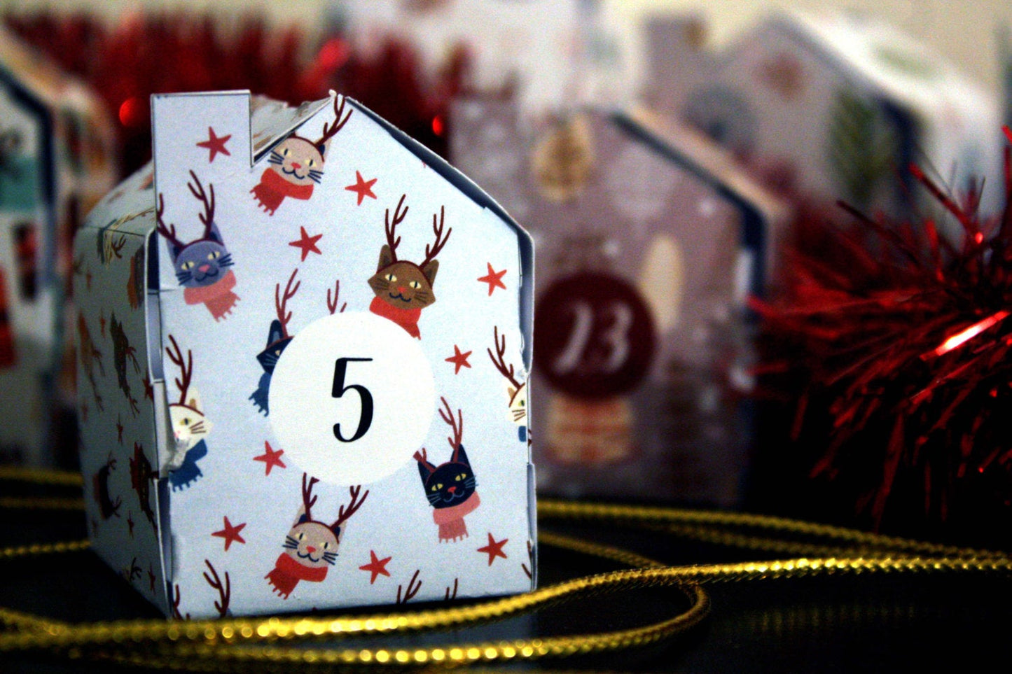 PDF - Christmas village advent calendar - DIY Advent Calendar